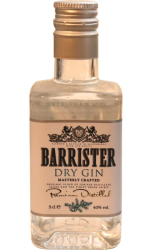 Gin Dry Barrister 40% 50ml miniatura