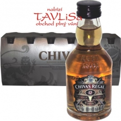 Whisky Chivas Regal 12y 40% 50ml x12 miniatur