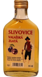 Slivovice Valašská Zlatá 50% 0,2l R.J. placatice