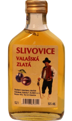 Slivovice Valašská Zlatá 50% 0,2l R.J. placatice