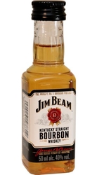 Whisky Jim Beam 40% 50ml USA miniatura etik3
