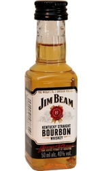 Whisky Jim Beam 40% 50ml USA miniatura etik3