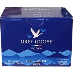 Vodka Grey Goose 40% 50ml miniatura Aluminium x12