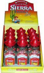 Tequila Sierra silver 38% 40ml x12 miniatura