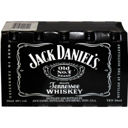 Whisky Jack Daniels 40% 50ml x10 sklo miniatura