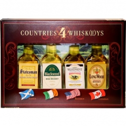 Whisky Sada Countries 4 Whisk(e)ys 40% 40ml x 4ks