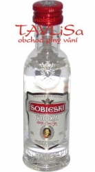 vodka Clear 40% 50ml Sobieski miniatura