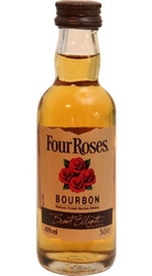 Whisky bourbon Four Roses 40% 50ml miniatura etik6