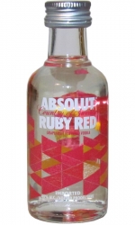 Vodka Absolut Ruby Red 40% 50ml v Sadě 5 miniatur