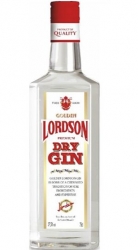 Gin Lordson Dry 37,5% 0,7l Belgie etik4