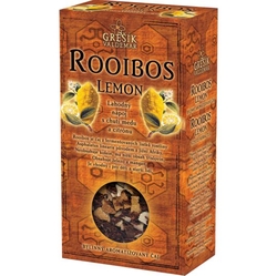 čaj Rooibos Lemon 70g sypaný Grešík etik2