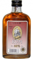 Rum Tuzemský 40% 0,2l placatice Prostějov etik2
