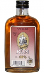 Rum Tuzemský 40% 0,2l placatice Prostějov etik2