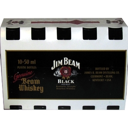 Whisky Jim Beam 43% 50ml Black 8Y x10 mini