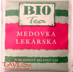 čaj přebal Herbex BIO Meduňka lékařská