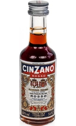 vermut Cinzano Rosso 16% 50ml miniatura etik2