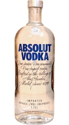 Vodka Absolut Clear 40% 1,75l etik2