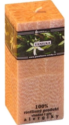 svíčka kvádr Vanilka palmová 180g Rentex