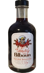 Tekutý Blboun brusinka horská likér 25% 0,2l