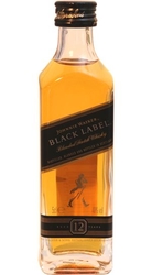 Whisky Johnnie Walker Black 12y 40% 50ml mini eti4