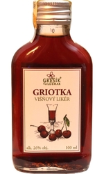 Griotka likér 26% 100ml Grešík