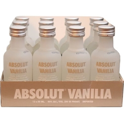 Vodka Absolut Vanilia 40% 50ml x12 miniatur
