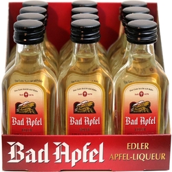 Bad Apfel Edler liqueur 41% 20ml x12 miniatur