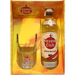 Rum Havana Club Anejo Blanco 37,5% 0,7l sklenička
