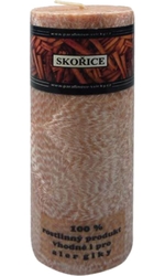 svíčka váleček Skořice palmová 190g Rentex