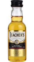 Whisky Teachers scotch 40% 50ml miniatura etik3