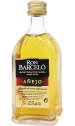 Rum Ron Barceló Anejo 37,5% 50ml miniatura etik3
