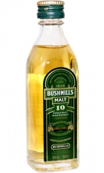 Whisky Bushmills 10 Years 40% 50ml miniatura