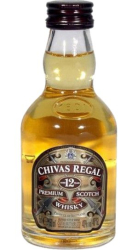 Whisky Chivas Regal 12y 40% 50ml miniatura etik3