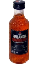 Vodka Finlandia Cranberry 40% 50ml miniatura etik2