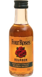 Whisky bourbon Four Roses 40% 50ml miniatura etik5