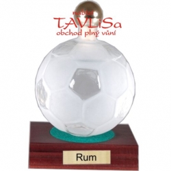 sklo Fotbalový míč 350ml nápis Rum