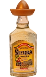 Tequila Sierra gold 38% 40ml miniatura etik3