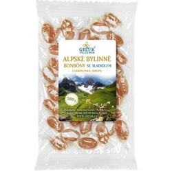 Bonbóny Alpské bylinné se sladidlem 500g Grešík