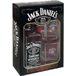 Whisky Jack Daniels 40% 0,7l +2x sklo box etik2
