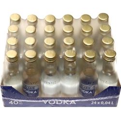 Vodka Clear Nicolaus 40% 40ml x24 miniatur etik3