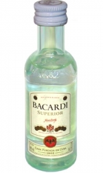 Rum Bacardi Carta Blanca 40% 50ml obr1 miniatura