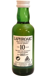 Whisky Laphroaig 10y 40% 50ml miniatura