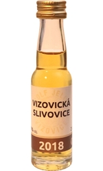 Slivovice Vizovická 2018 50% 20ml v Sada-S