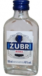 Wodka Zubr 40% 100ml malá placatice
