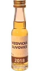 Slivovice Vizovická 2018 50% 20ml miniatura