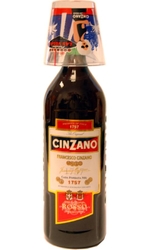 vermut Cinzano Rosso 15% 1l sklenička