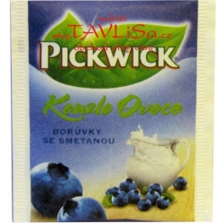 čaj přebal Pickwick Borůvky se smetanou