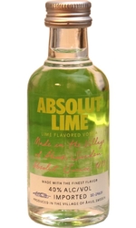 Vodka Absolut Lime 40% 50ml miniatura