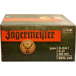 Jagermeister 35% 40ml x24 Germany miniatura etik5