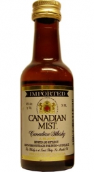 Whisky Canadian Mist 40% 50ml miniatura etik2